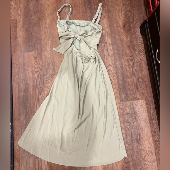 Abercrombie & Fitch Sage Backless Cocktail Dress - Picture 3 of 5